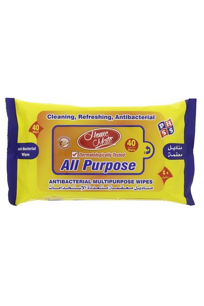 Generic Home Mate All Purpose Antibacterial Multipurpose Wipes 40pcs