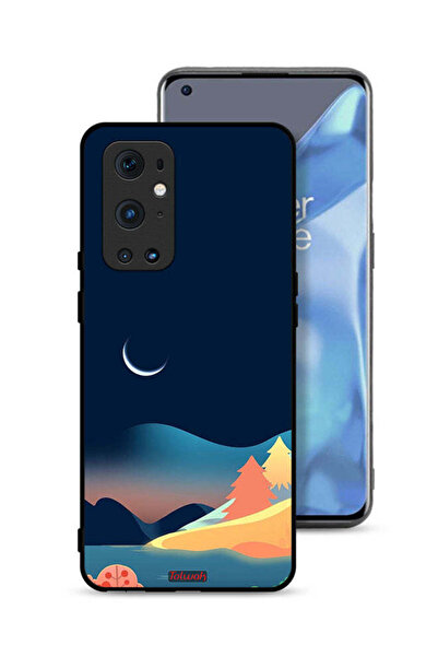 Tolwak غطاء حماية لهاتف OnePlus 9 Pro 5G برسومات تجريدية للقمر