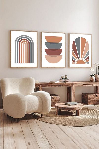 Dekorsiahome 3 Pcs Wood Frame Living Room Hall Kitchen Table Set Ache