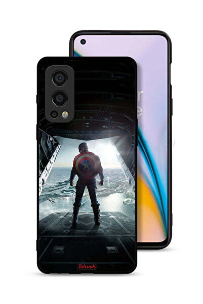 Tolwak غطاء حماية لهاتف OnePlus Nord 2 5G بتصميم صورة كابتن أمريكا