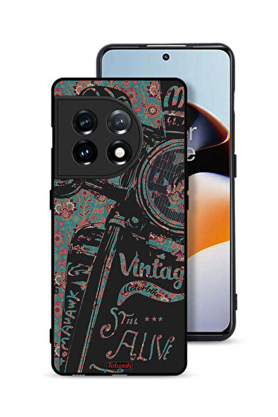 Tolwak غطاء حماية لهاتف OnePlus 11 5G بتصميم دراجة نارية كلاسيكية