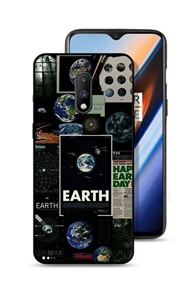 Tolwak غطاء حماية لجهاز OnePlus 7 Earth