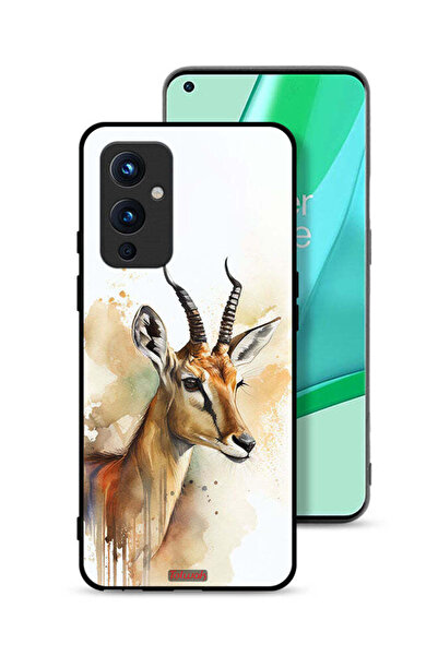 Tolwak غطاء حماية لهاتف OnePlus 9 5G بنقشة غزال تجريدية