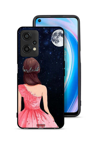 Tolwak OnePlus Nord CE 2 Lite 5G Protective Case Cover Girl And Moon Art