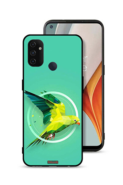 Tolwak غطاء حماية لهاتف OnePlus Nord N100 بنقشة فن تجريدي ببغاء