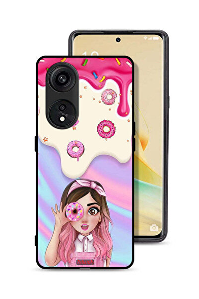 Tolwak غطاء حماية لهاتف Oppo A1 Pro يحمل دونات