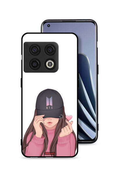 Tolwak غطاء حماية لهاتف OnePlus 10 Pro 5G مع فتاة تلتقط صورة