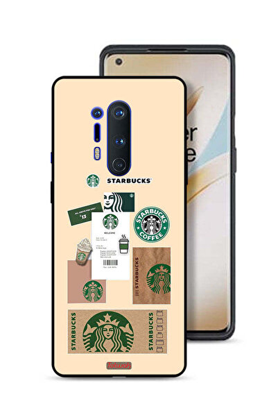 Tolwak غطاء حماية لهاتف OnePlus 8 Pro بملصق قهوة