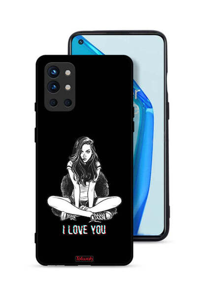 Tolwak غطاء حماية لهاتف OnePlus 9R 5G برسومات "أحبك"