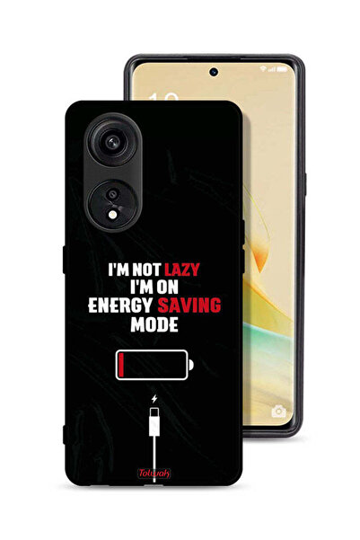 Tolwak غطاء حماية لهاتف Oppo A1 Pro - أنا لست كسولاً، أنا في وضع توفير الطاقة