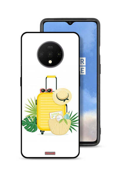 Tolwak غطاء حماية لهاتف OnePlus 7T برسومات فنية رقمية صيفية