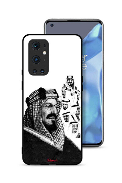 Tolwak غطاء حماية لهاتف OnePlus 9 Pro 5G، ملصق فني أبيض وأسود لملوك المملكة ا...