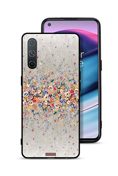 Tolwak غطاء حماية لهاتف OnePlus Nord CE 5G بنقشة زهور صغيرة وفن تجريدي