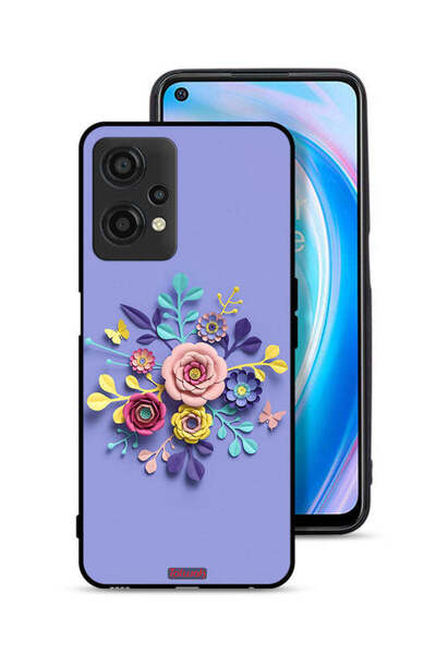 Tolwak غطاء حماية لهاتف OnePlus Nord CE 2 Lite 5G برسومات زهور فنية