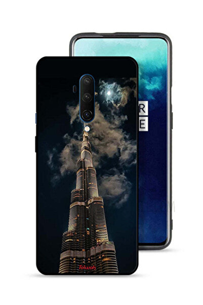 Tolwak غطاء حماية لهاتف OnePlus 7T Pro بتصميم برج خليفة في الليل