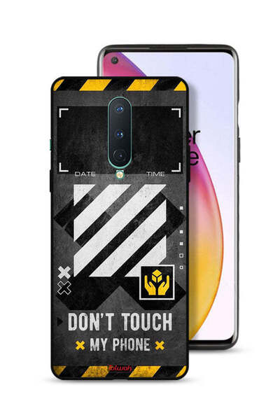 Tolwak OnePlus 8 Protective Case Cover Do Not Touch My Phone