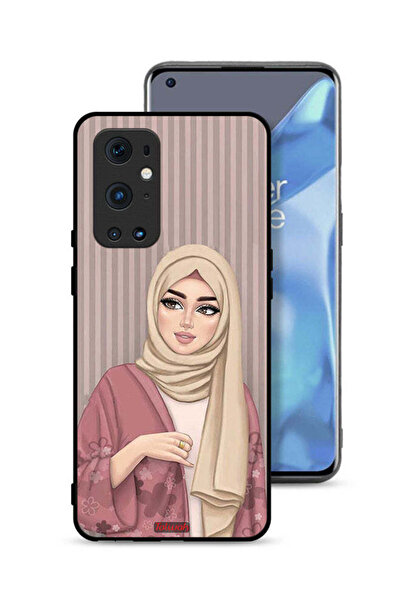 Tolwak غطاء حماية لهاتف OnePlus 9 Pro 5G برسومات فتاة محجبة