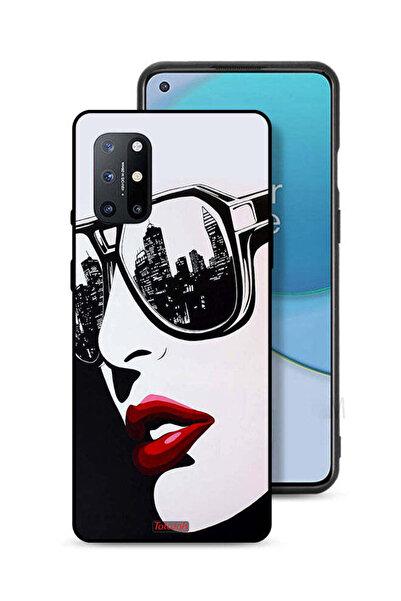 Tolwak غطاء حماية لهاتف OnePlus 8T 5G، وجه فتاة، فن تجريدي