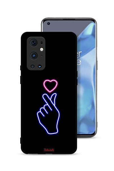 Tolwak غطاء حماية لهاتف OnePlus 9 Pro 5G برسومات قلب سناب