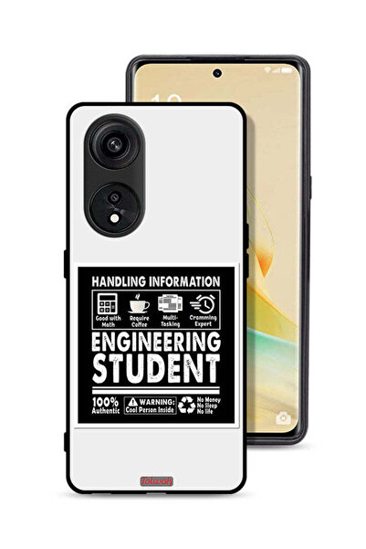Tolwak غطاء حماية لهاتف Oppo A1 Pro - ملصق طالب هندسة