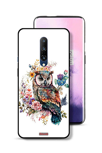 Tolwak غطاء حماية لهاتف OnePlus 7 Pro بتصميم بومة فنية تجريدية