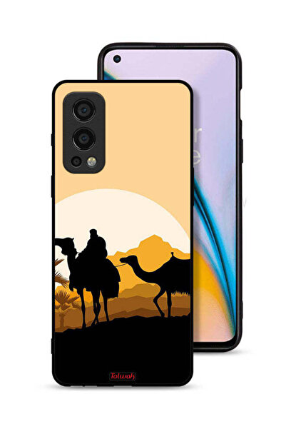 Tolwak غطاء حماية لهاتف OnePlus Nord 2 5G برسومات جمال في الصحراء