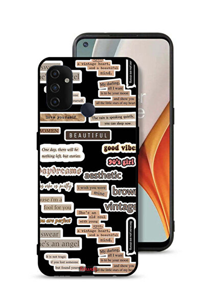 Tolwak غطاء حماية لهاتف OnePlus Nord N100 بملصقات اقتباسات جميلة