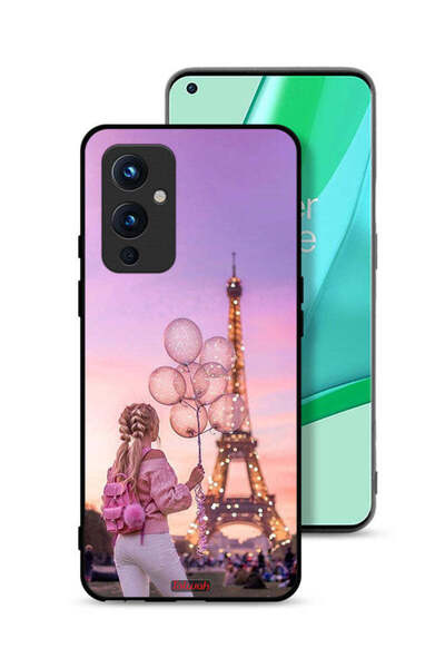 Tolwak غطاء حماية لهاتف OnePlus 9 5G بطبعة فتاة تحمل بالونات