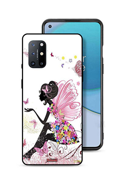 Tolwak غطاء حماية لهاتف OnePlus 8T 5G بتصميم فتاة الفراشة