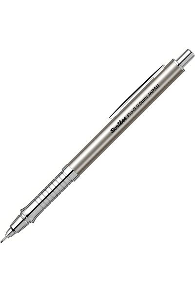 Mena Rise Şirinshop Office Pros Mechanical Pencil Silver 0.5 mm 1108107