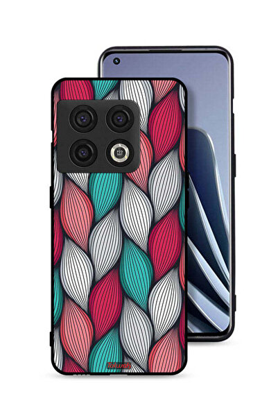 Tolwak غطاء حماية بنمط ريش لهاتف OnePlus 10 Pro 5G