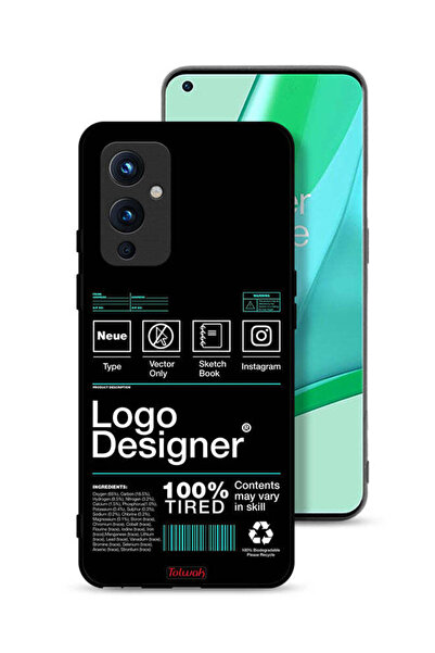 Tolwak غطاء حماية لهاتف OnePlus 9 5G مع ملصق شعار مصمم