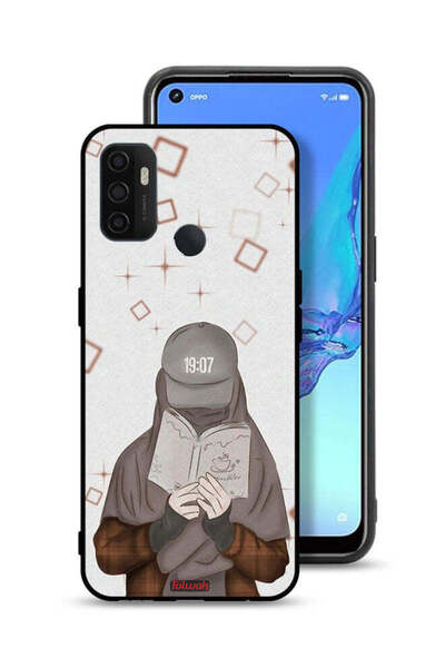Tolwak غطاء حماية Oppo A11s بتصميم فتاة تقرأ الفن
