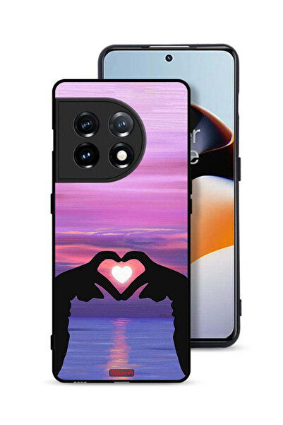 Tolwak غطاء حماية لهاتف OnePlus 11 5G بتصميم قلب وقمر