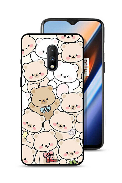 Tolwak غطاء حماية لهاتف OnePlus 7 بنقشة الدببة