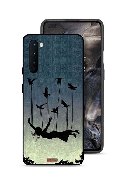 Tolwak OnePlus Nord Protective Case Cover Birds Holding Fallen Girl