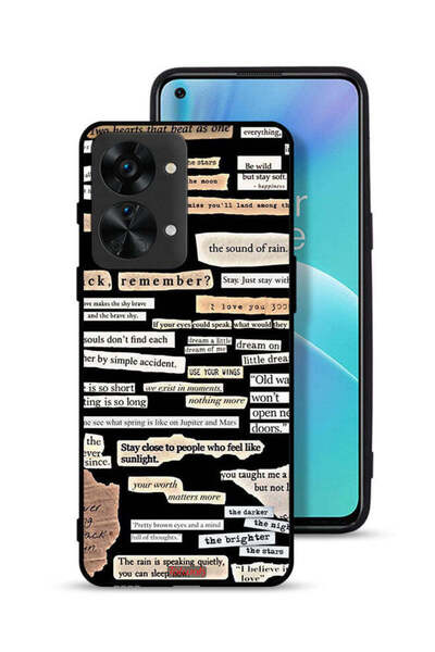 Tolwak غطاء حماية لهاتف OnePlus Nord 2T 5G مع ملصقات اقتباسات