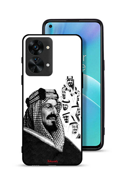 Tolwak غطاء حماية لهاتف OnePlus Nord 2T 5G، ملصق فني أسود اللون لملوك المملكة...