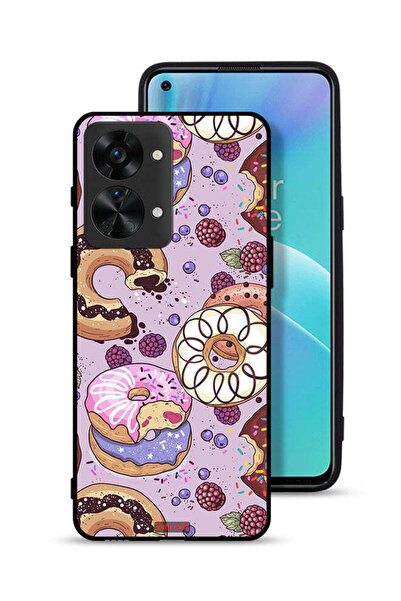 Tolwak غطاء حماية لهاتف OnePlus Nord 2T 5G برسومات دوناتس آرت