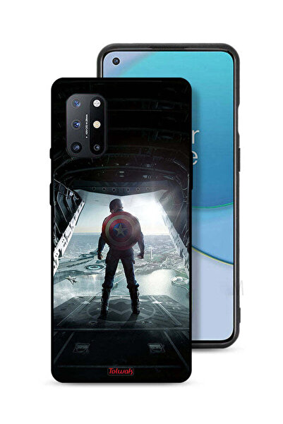 Tolwak غطاء حماية لهاتف OnePlus 8T 5G بتصميم صورة كابتن أمريكا