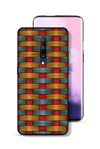 Tolwak غطاء حماية لهاتف OnePlus 7 Pro بنمط فني مزين بشرائط