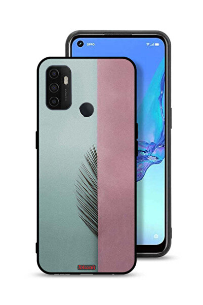 Tolwak غطاء حماية لهاتف Oppo A32 بأوراق نصفية