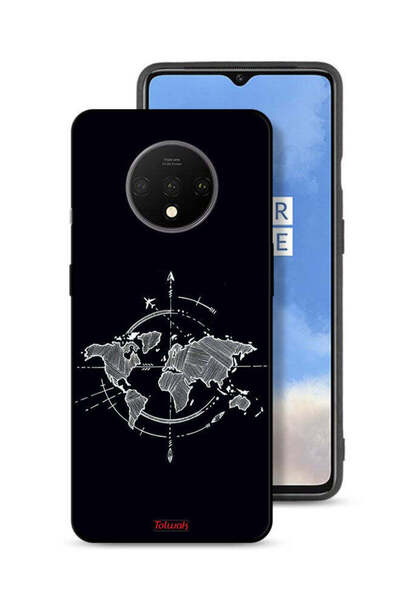 Tolwak غطاء حماية لهاتف OnePlus 7T برسومات البوصلة