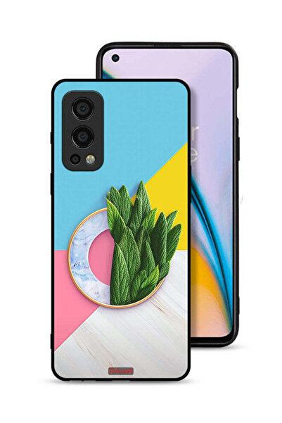 Tolwak غطاء حماية لهاتف OnePlus Nord 2 5G بنمط أوراق تجريدية