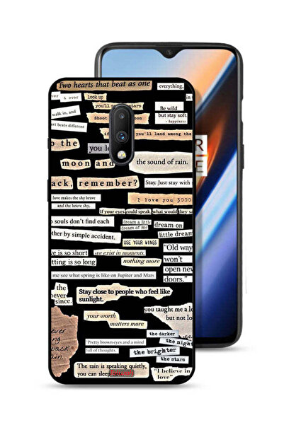 Tolwak غطاء حماية لهاتف OnePlus 7 مع ملصقات اقتباسات