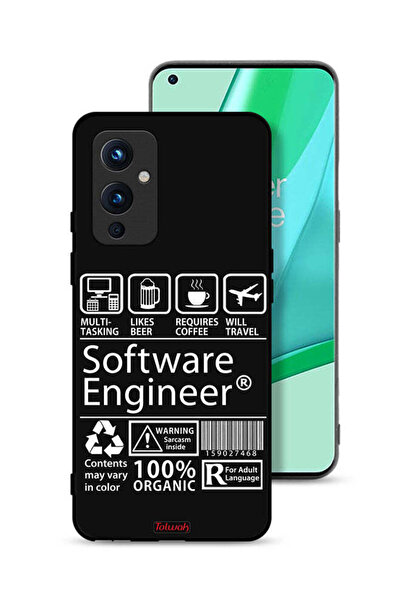Tolwak غطاء حماية لهاتف OnePlus 9 5G، ملصق مهندس برمجيات