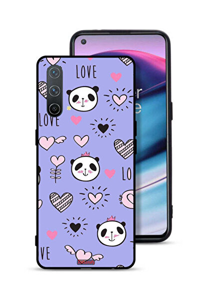 Tolwak غطاء حماية OnePlus Nord CE 5G برسومات Love And Panda Doodle