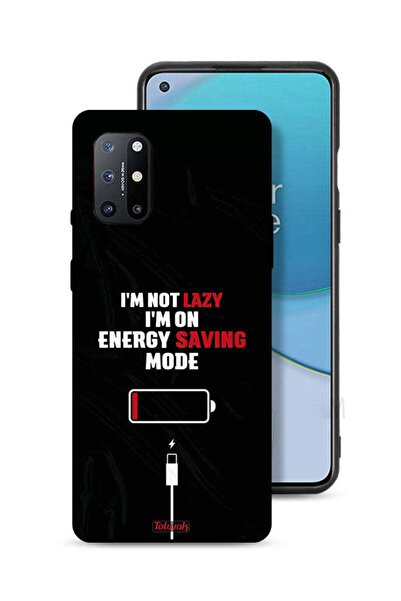Tolwak غطاء حماية لهاتف OnePlus 8T 5G أنا لست كسولاً، أنا في وضع توفير الطاقة