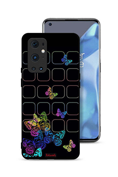 Tolwak غطاء حماية لهاتف OnePlus 9 Pro 5G بنقشة فراشات ملونة