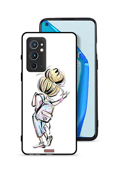 Tolwak غطاء حماية لهاتف OnePlus 9RT 5G برسومات فتاة العودة إلى المدرسة